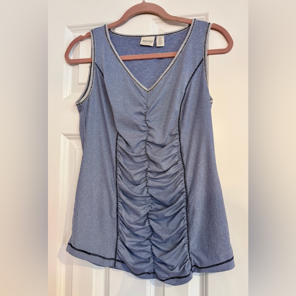 Chico’s Ruched Front Tank Top - Picture 4 of 7